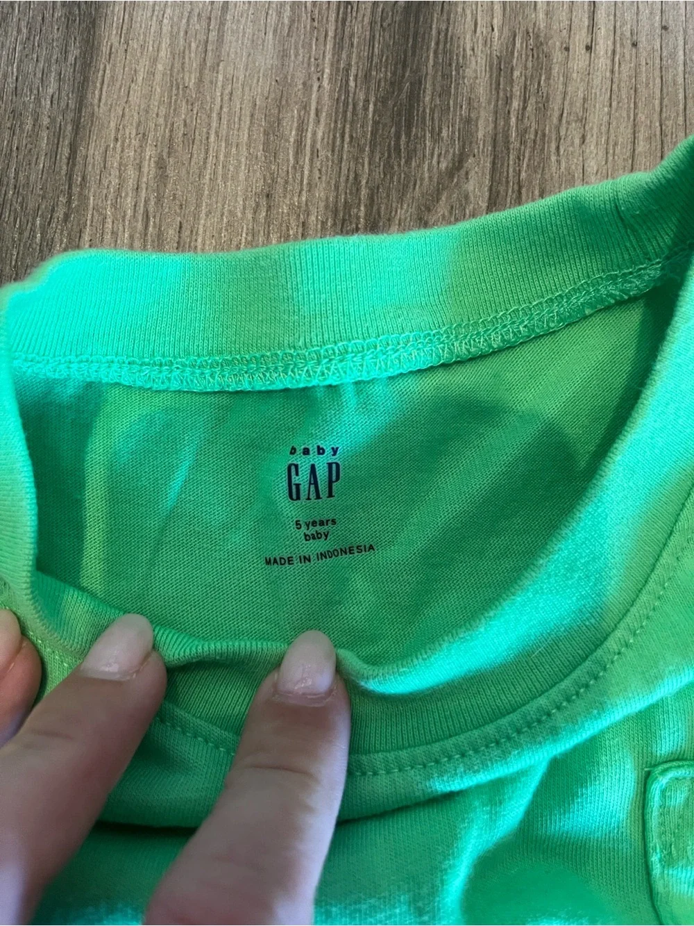 GAP Neon Green Kids Short-Sleeve Set